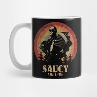 Retro Sunset Saucy Santana Mug